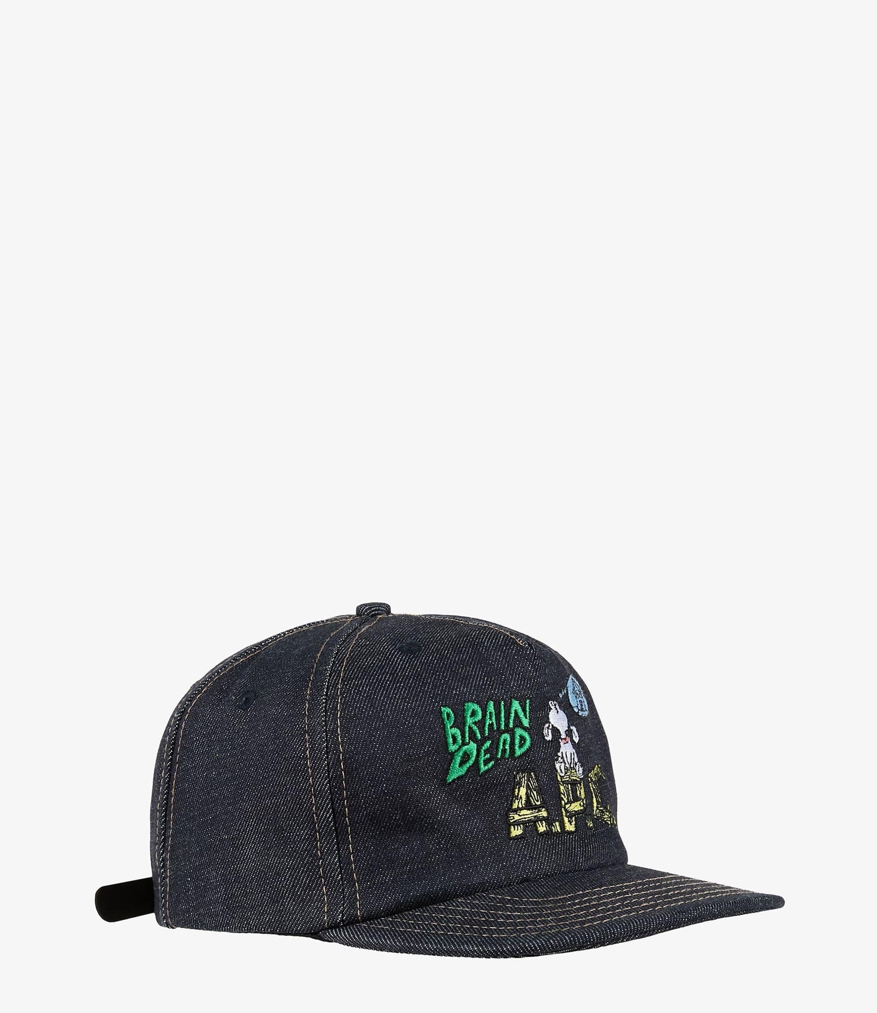 Brain Dead x A.P.C. Denim 5 Panel Hat｜BRAIN DEAD｜A.P.C. | アー