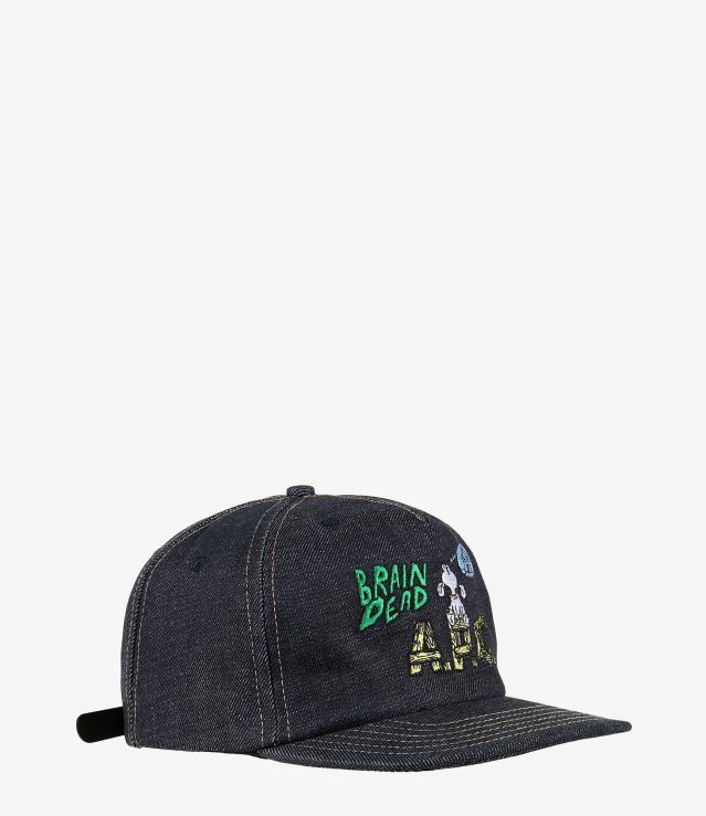 Brain Dead x A.P.C. Denim 5 Panel Hat