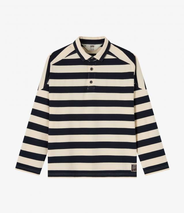 Brain Dead x A.P.C. Striped Pique Polo