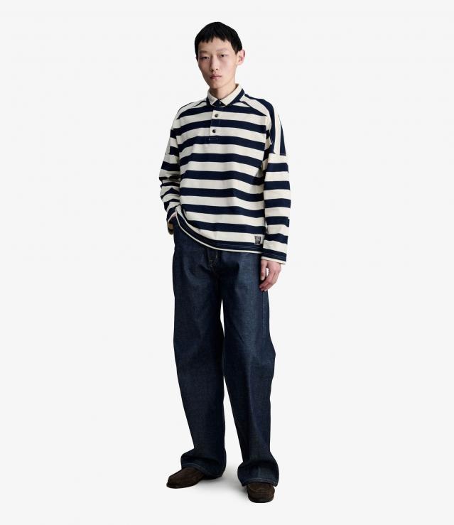 Brain Dead x A.P.C. Striped Pique Polo