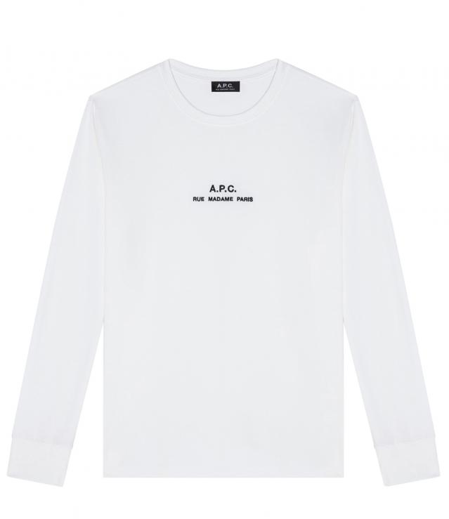 美品 A.P.C. 2万 ホワイトのシャツ アーペーセー レギュラーカラーシャツ 美品 A.P.C. 2万 ホワイトのシャツ アーペーセー レギュラー