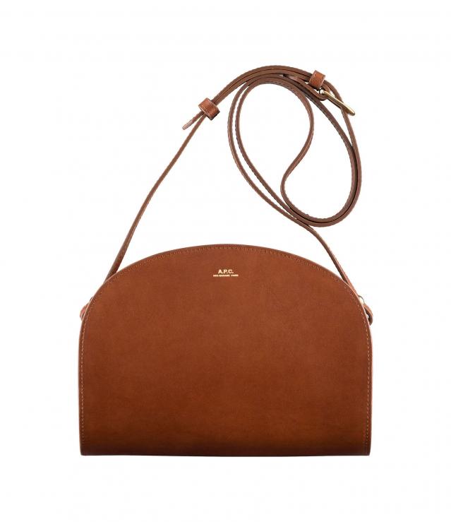 【A.P.C】国内発送 Demi-Lune ロゴ スモール トートバッグ Demi-Lune スモールトートバッグ｜FEMME ｜A.P.C.