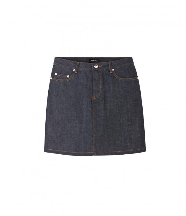 ノンウォッシュデニム / インディゴ