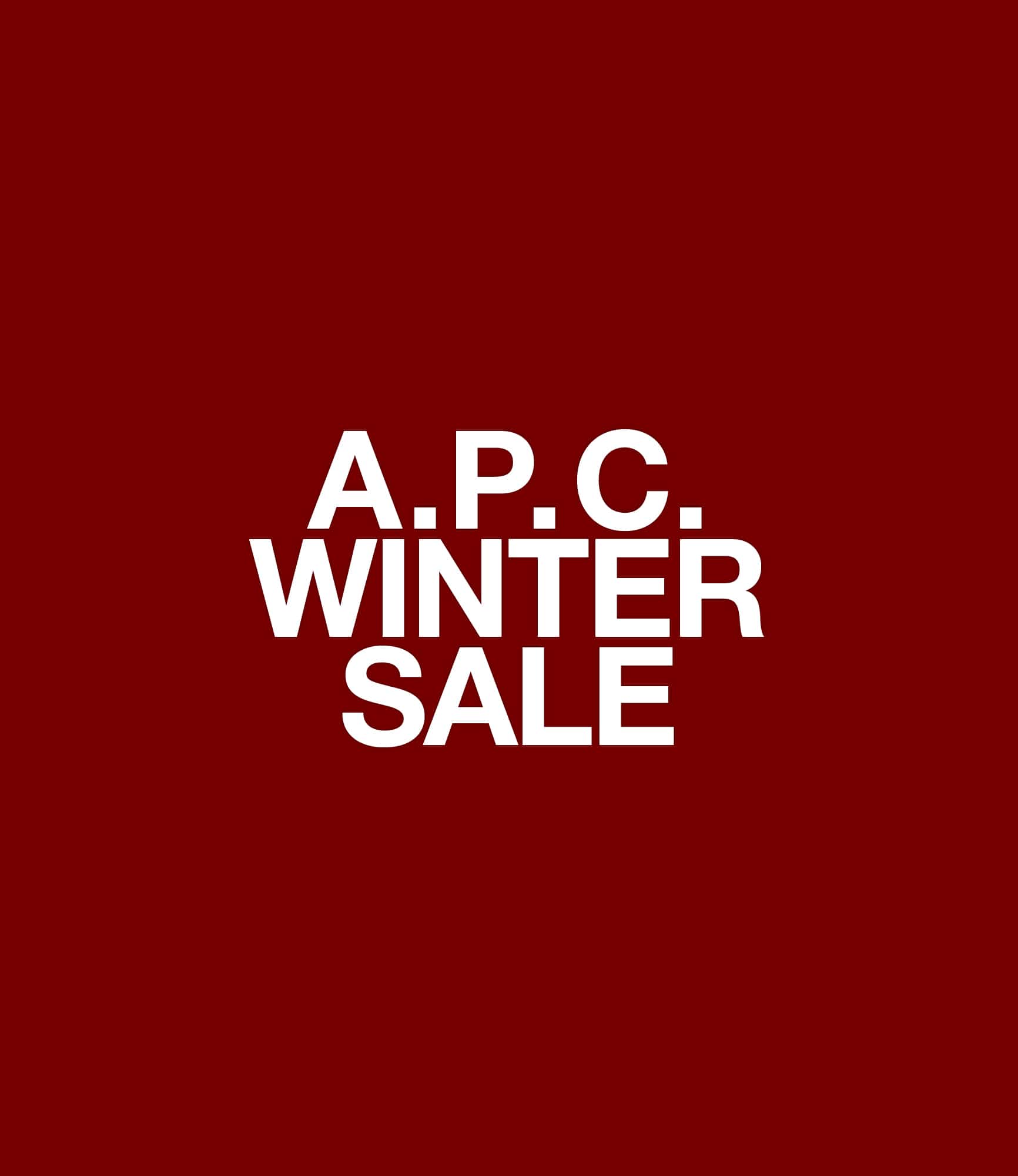 A.P.C. WINTER SALE
